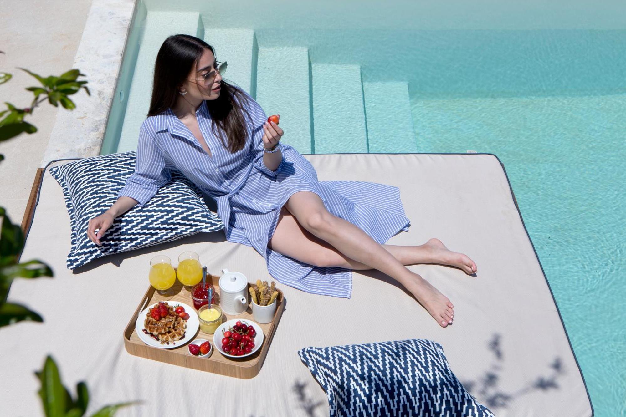 Suite mit zwei Schlafzimmern, Panoramablick aufs Meer, privatem Pool und Whirlpool